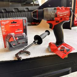 📌Milwaukee M18 FUEL 18-Volt Lithium-Ion Brushless Cordless 1/2 in. Hammer Drill/Driver with (1) 5.0Ah Battery)👉PRECIO FIRME NO MENOS👉$160