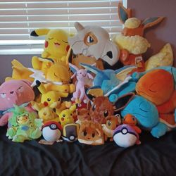 Pokémon Plush Stuffed Animal Collection 22 Lot