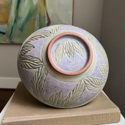Handcrafted Detailed Accent Bowl ( firm on price )