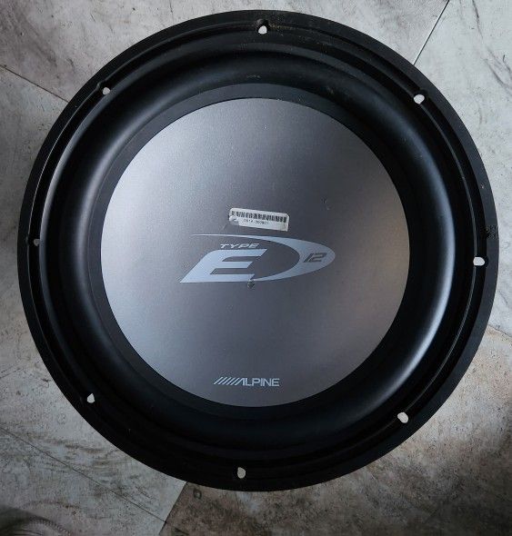 Alpine 12" Subwoofer