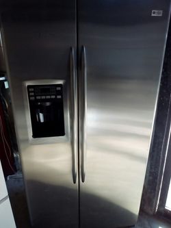 G.E. Stainless Steel Refrigerator