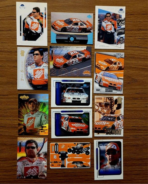 Tony Stewart NASCAR Card Bundle