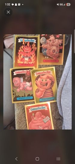 ​Garbage Pail Kids 2004 All-New Series 2 - 5x Gold Foil Chase Parallel Lot