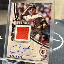 2025 Topps Series 2 Coby Mayo Relic And Auto And Numbered 