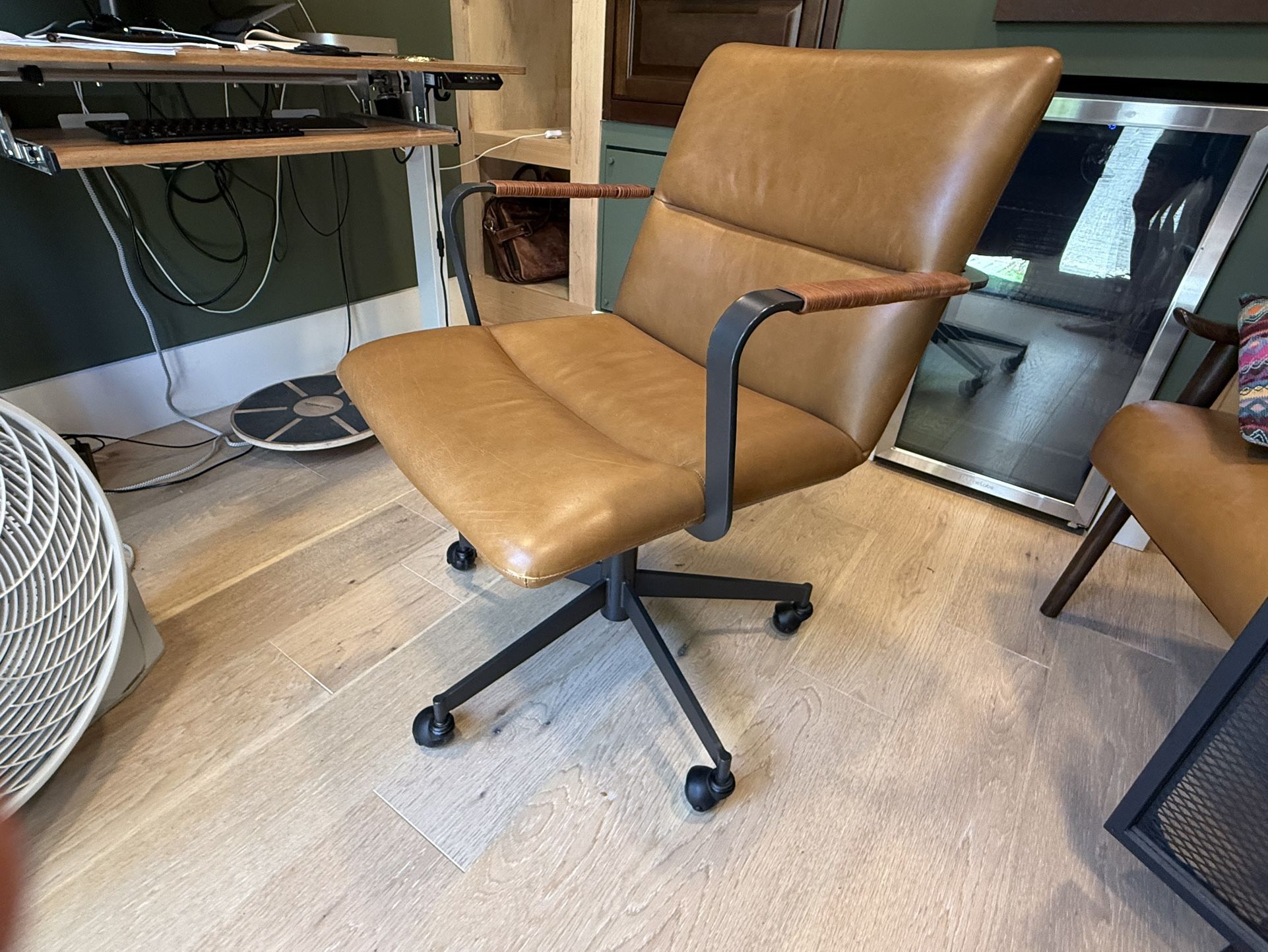 West Elm Leather Desk Chair