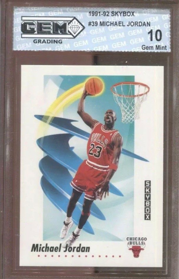 Really Nice Michael Jordan 1991 Skybox Gem Mint 10.. 