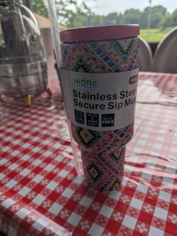 Stainless steel sip mug.  40 oz.