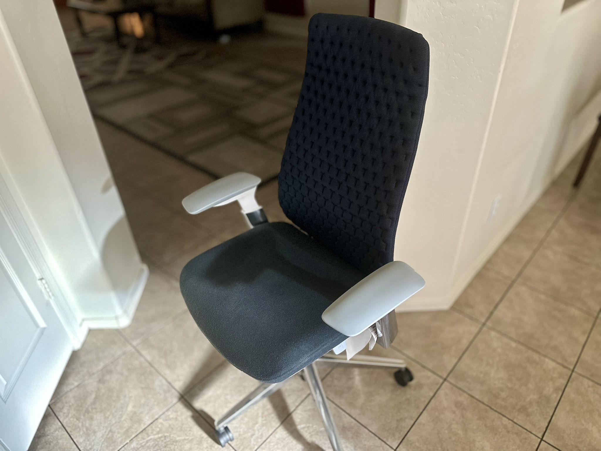 Haworth Fern Digital Knit Deep Sea Office Chair