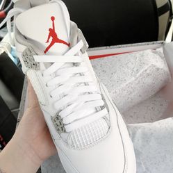 Size8.5 Jordan 4 Retro white oreo（2021）
