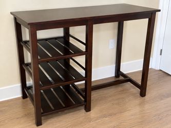 Mesa de madera de la buena