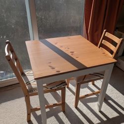 Table + 2 Chairs + Protective Cover (New)