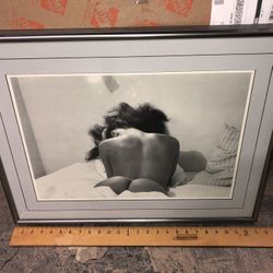 Chrome Framed Original Black & White Photograph (Not A Print) 