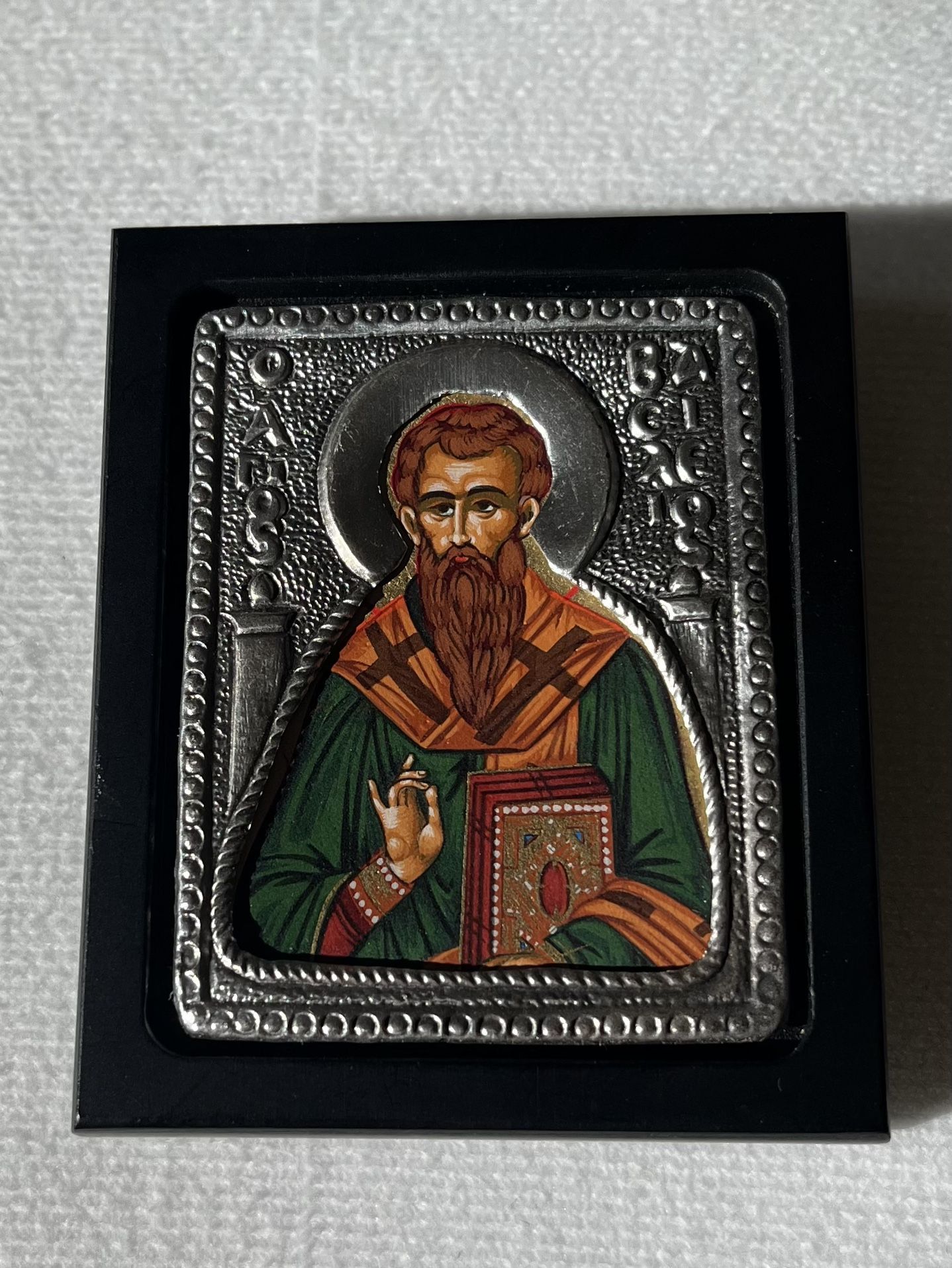 Saint John’s Byzantine Icon Pure 925 Sterling Silver