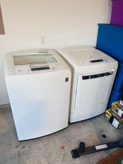 LG washer and dryer
