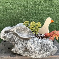 Succulent Easter Bunny Pot