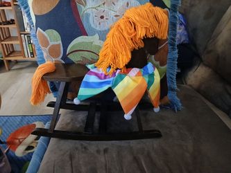 Mini decorative rocking horse.
