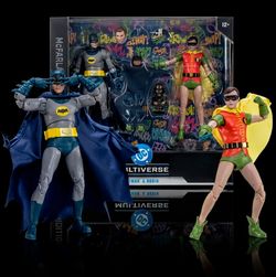 McFarlane DC Multiverse Batman & Robin Classic TV Series Action Figures