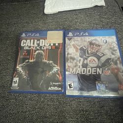 Three PlayStation 4 games