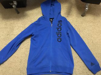 Adidas sweater worn once. 12/14 small