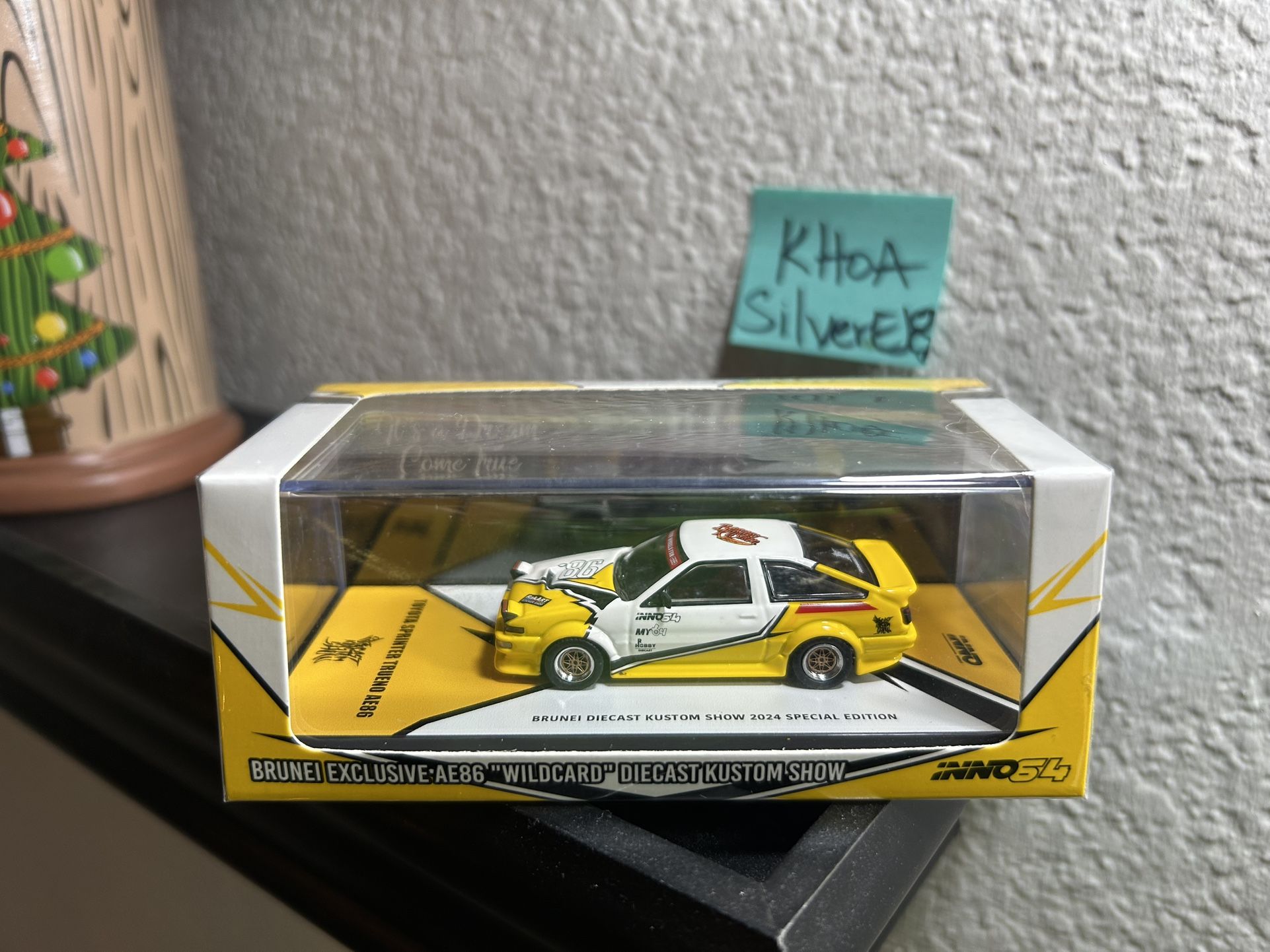 Inno64 Toyota Sprinter Trueno Ae86 Brunei Diecast Kustom Show