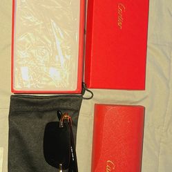 Cartier Black horn Sunglasses