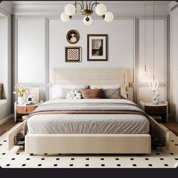 Queen size Ben frame with strange drawers