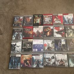 Ps3 With 23 Games And Two Controllers 