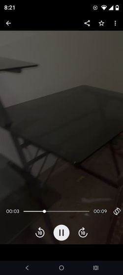 Beautiful three tier glass top desk