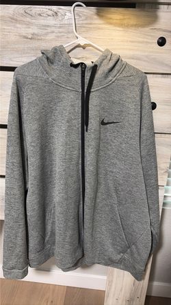Nike Dri-Fit Grey Zip-Up Hoodie