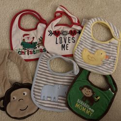 (6) Pack Of Bibs 
