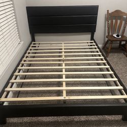 NEW IN BOX Full Size Black Platform Bed Frame