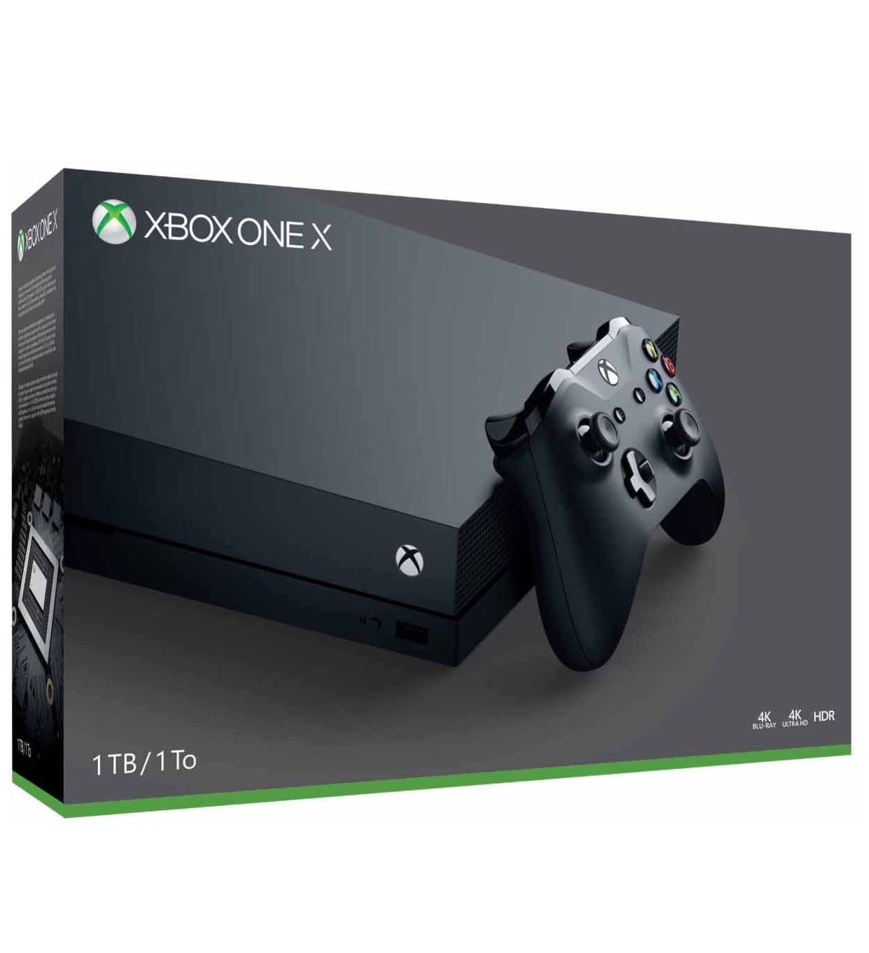 Xbox one x + games