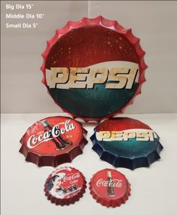 💠 Various Vintage Retro Style Tin Wall Signs (Each for $10)