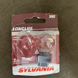 $1 3157 One Vehicle Lamp Bulb Long Life 12.8/14v,26.9/8.3w Sylvania Brake Turn Signal Replace Replacement Light