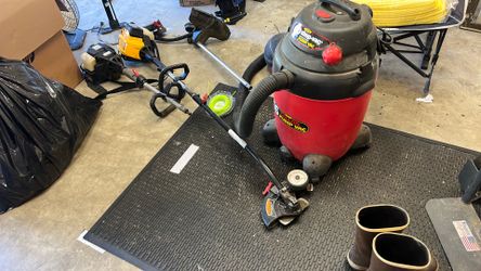 Gas powered Weed eater with edger attachment, Gas Lawn mower, Gas Blower shop vaccuum $250 obo
