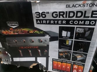 Blackstone griddle with air fryer 4Burners