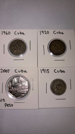 Cuba 🇨🇺 Coins (lot of 4)