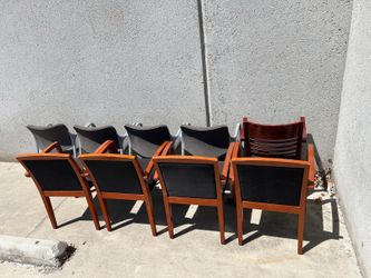 Office Garage Home Backyard Chairs Wood Fabric Comfortable Classy