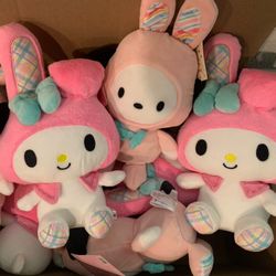 Sanrio Easter Pochacco And My Melody Plush