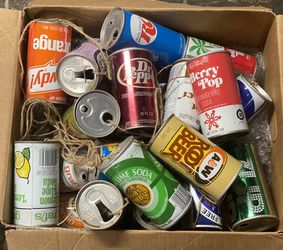 Vintage Soda Pop Cans