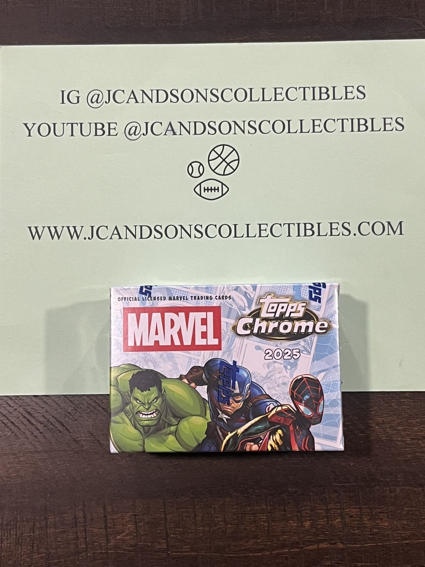 2025 Topps Marvel Chrome Factory Sealed Blaster Box - New / Sealed