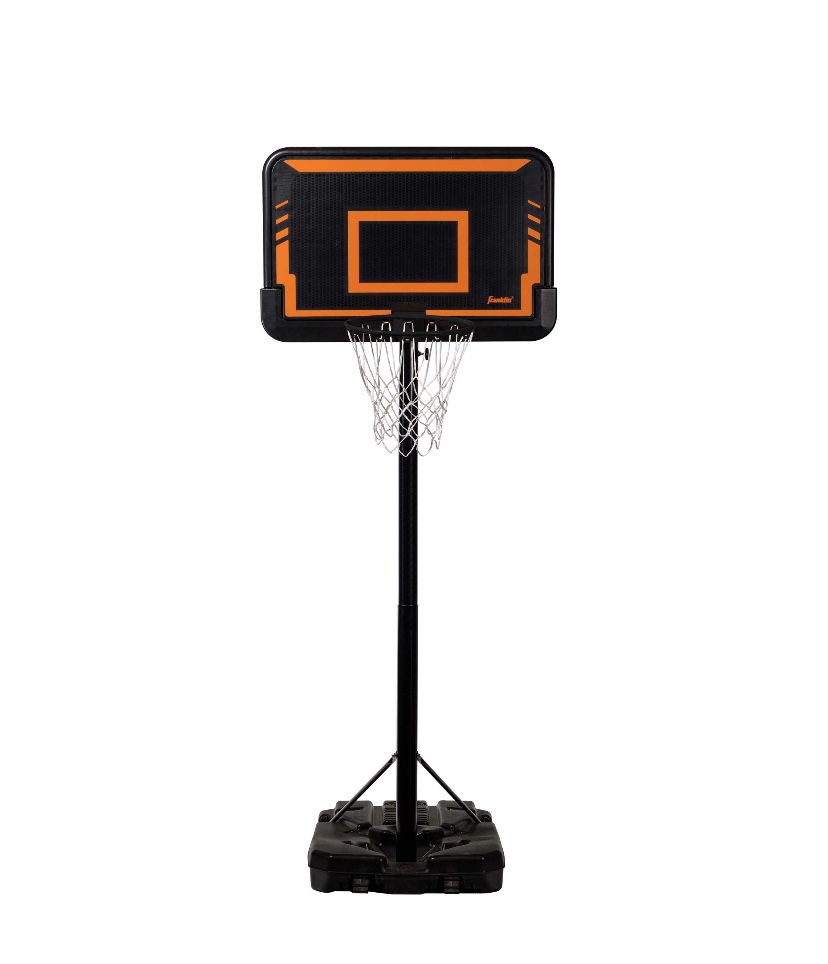 Franklin Sports Basketball Hoop - Pro Court - Authentic - Portable Basketball - Street - 44 Inch- Basketball Hoop - Kids - Adults - Driveway - Adjust