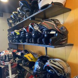 New Helmets (full - 3/4-half-flip Up-off Road ) Jackets Gloves And More $50+