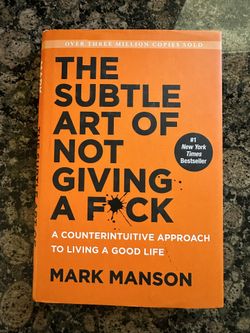 Hardback Book.- The Subtle Art Of Not Giving A #@%!. 
