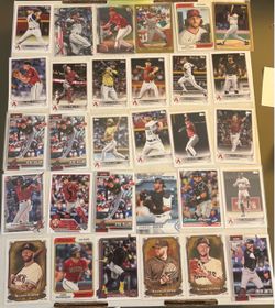 Arizona Diamondbacks lot of 140 baseball cards