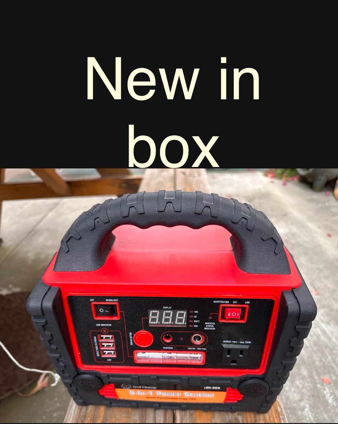Emergency Power Battery Bank Inverter Dewalt Rigid Makita Milwaukee Ryobi Camping Solar Coleman REI Battery Generator