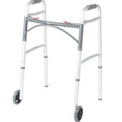 “New In Box”Walker W/front Wheels “Folds East. Lightweight,(reatail$59)