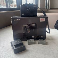 Canon G10 Digital Camera with Original Box