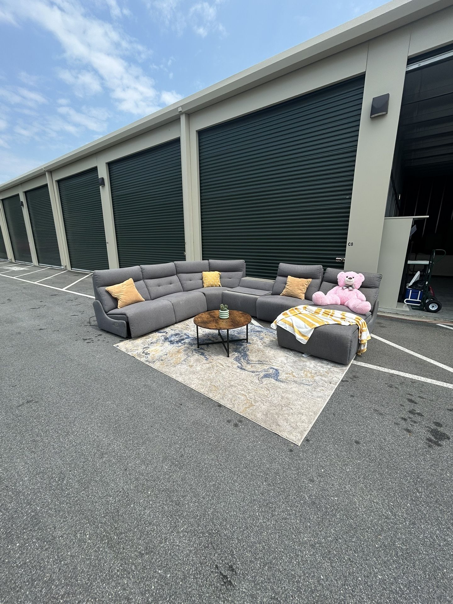 Modular Electric Reclining Sectional Sofa/ Couch