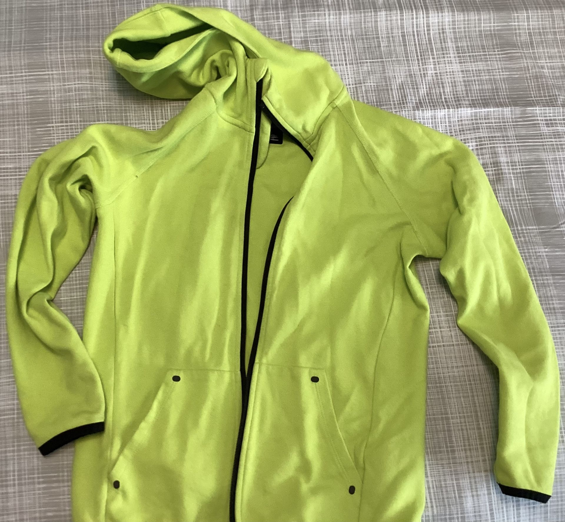 Sweat Jacket Neon Yellow Boys XL